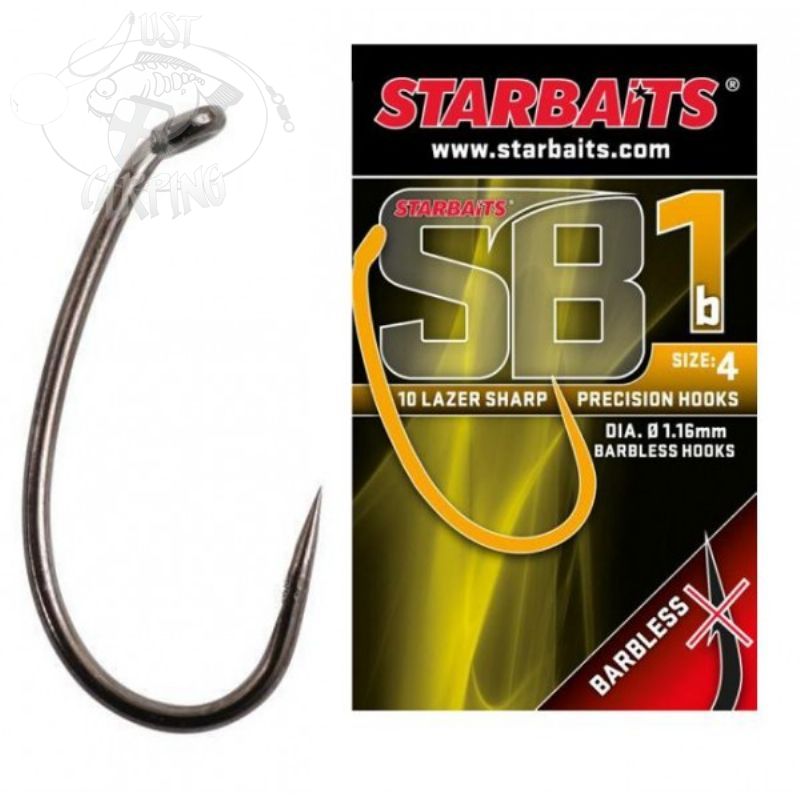 starbaits sb1 hooks barbless - Starbaits SB1 Hooks - Hooks - End