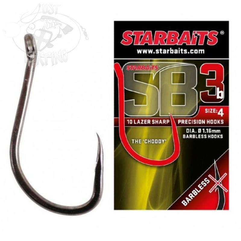 starbaits sb3 hooks barbless - Starbaits SB3 Hooks - Hooks - End Tackle